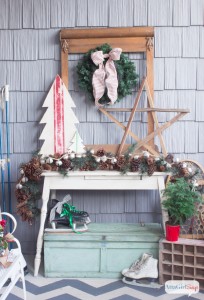 Vintage Christmas Porch