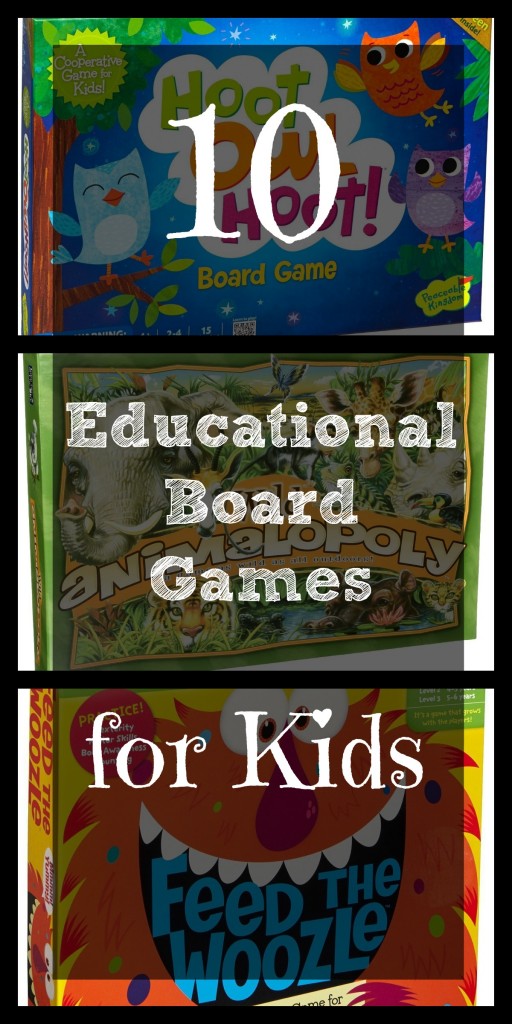 Instead of giving toys for Christmas, consider giving some Educational Board Games! Kids really do love them, especially if you take the time to play with them. Games last much longer than toys that break and the time spent together creates memories for years to come.