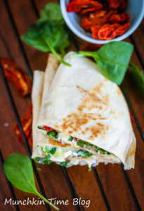 Healthy Greek Quesadilla Recipe by Munchkintime-- - www.munchkintime.com #quesadillarecipe #healthyrecipe