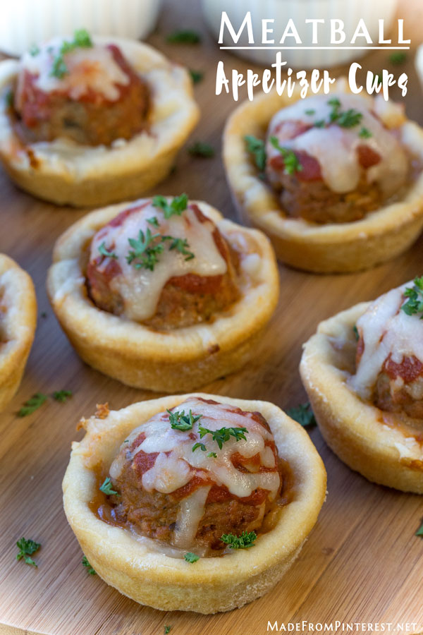 Meatball Appetizer Cups