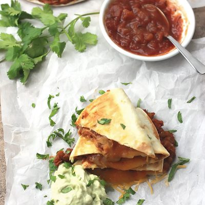 Going Meatless or just want to have a delicious Meatless Monday? You are in the right place, these Cheesy Lentil Quesadillas are crazy delicious and filling.