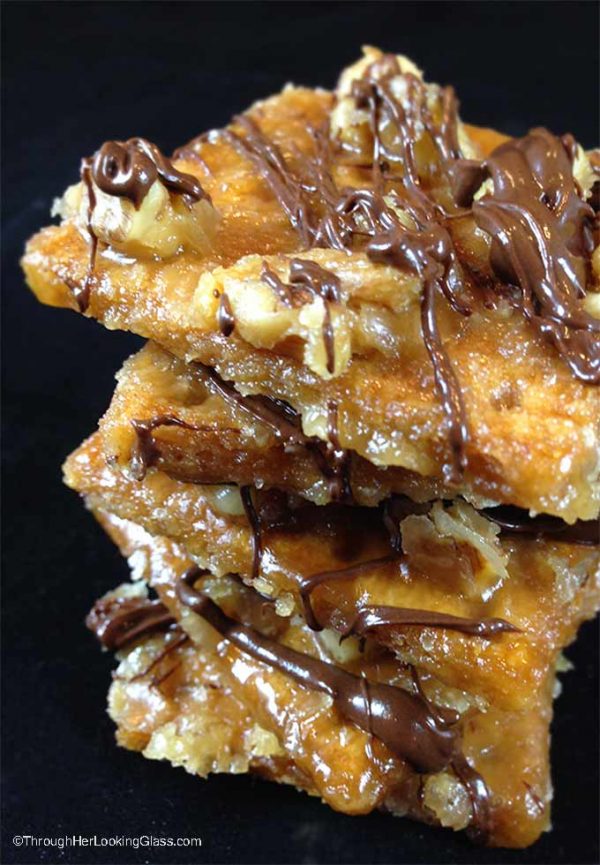 Chocolate Toffee Squares TGIF This Grandma is Fun