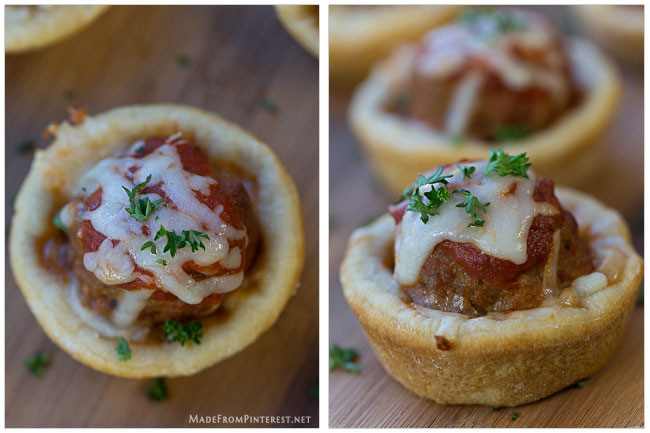 Meatball Appetizer Cups