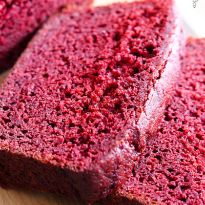 Red Velvet Banana Bread