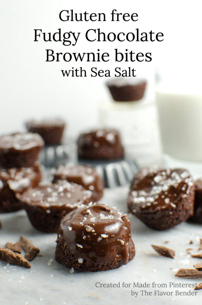 Each of these delectable Chocolate Brownie Bites has crispy edges and a rich, fudgy little center with little bits of almond.
