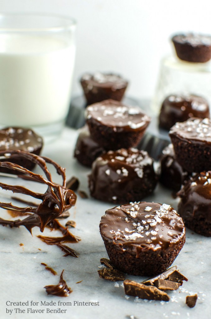 Each of these delectable Chocolate Brownie Bites has crispy edges and a rich, fudgy little center with little bits of almond.