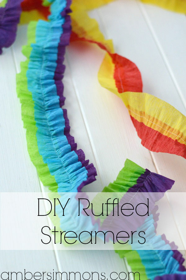 DIY Ruffled Streamers - TGIF - This Grandma is Fun