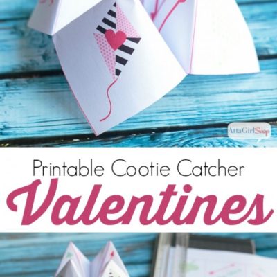 Printable Cootie Catcher Valentines