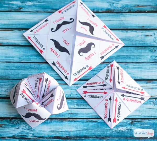 Printable Cootie Catcher Valentines TGIF This Grandma is Fun