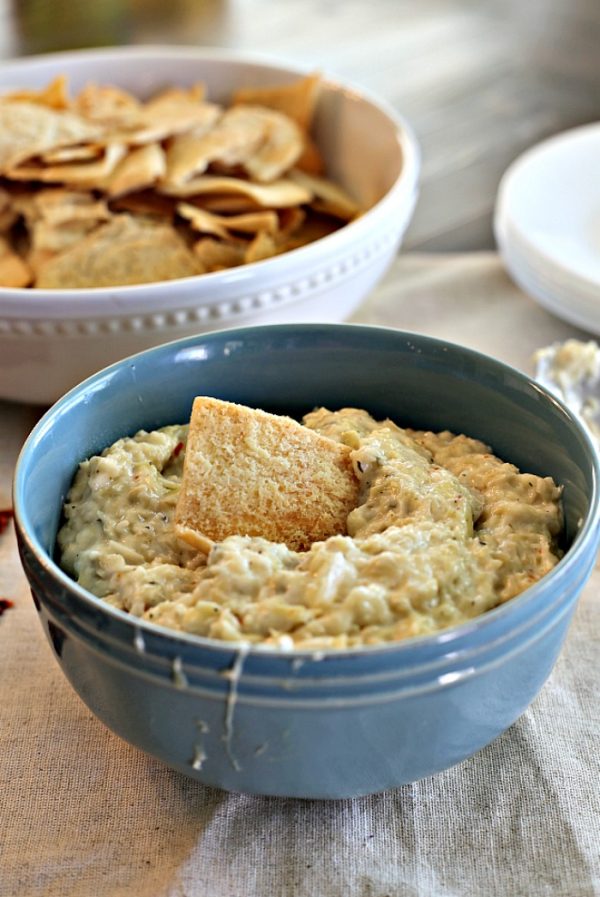 Slow Cooker Artichoke Dip TGIF This Grandma is Fun