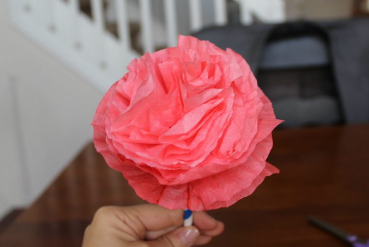DIY Coffee Filter Carnations TGIF This Grandma is Fun