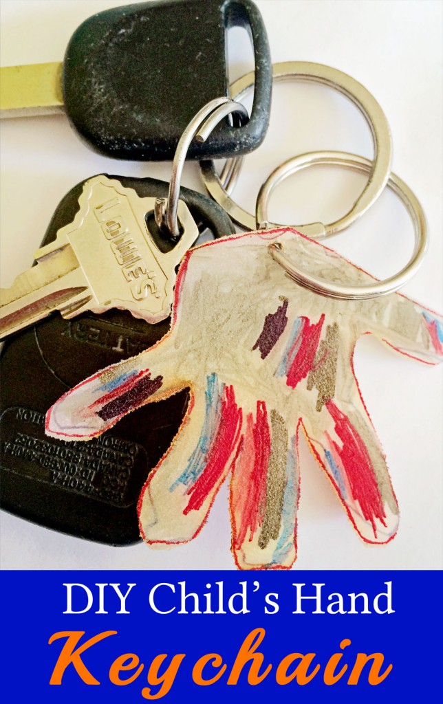 Child's Hand Keychain