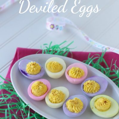 Colored Deviled Eggs