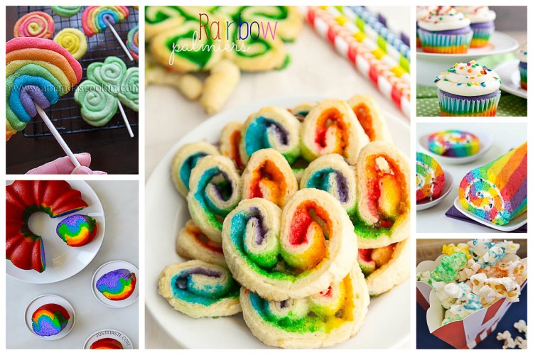 We have gathered 100 hundred delightful rainbow snacks, treats, and desserts you can make for your grandchildren. St. Patrick's Day is just around the corner. Sneaky leprechauns will be busy avoiding the many traps set for them so they can make it to the pot of gold at the end of the rainbow! Choose from rainbow cupcakes, jigglers, ice cream, cookie bark, candy kabobs, crepes, rainbow meringue cookies, fudge, smoothies, veggie kabobs, marshmallows, rainbow trifle, jelly roll cake, rainbow Poptarts, bread, bagels and more! Perfect for St. Patrick's Day, birthday parties, celebrations or just because!