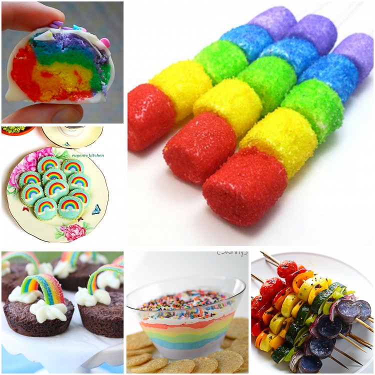 A (Naturally Colored) Rainbow Party ⋆ 100 Days of Real Food