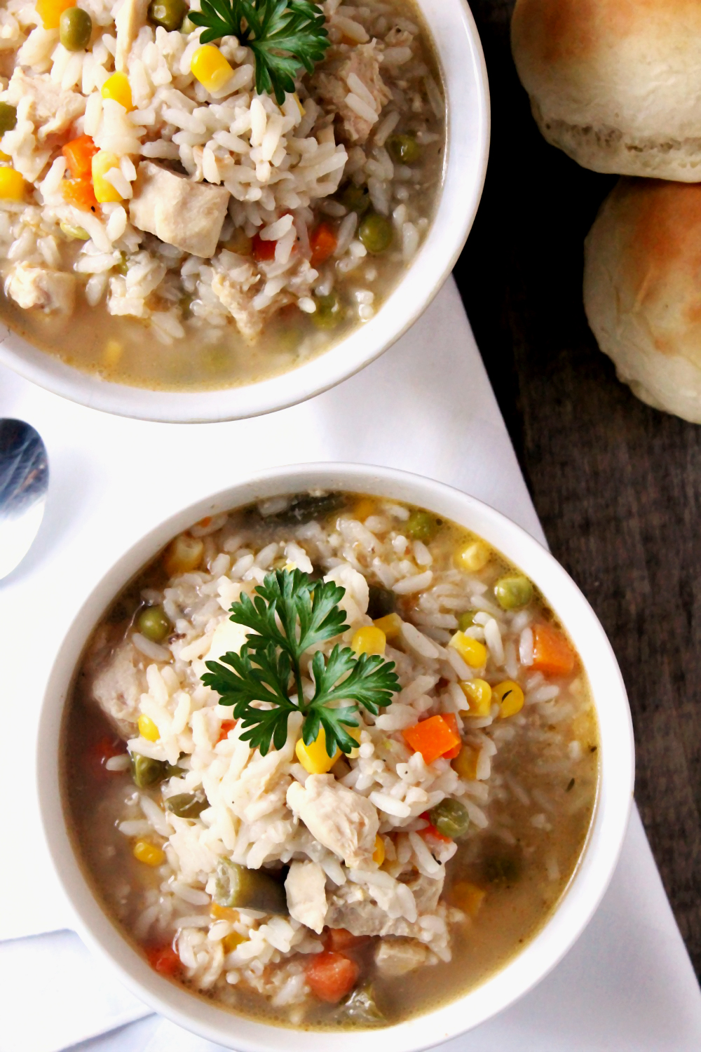 Super Easy Chicken & Rice Soup Recipe