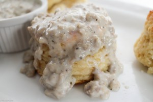 Buttermilk Biscuits and Sausage Gravy