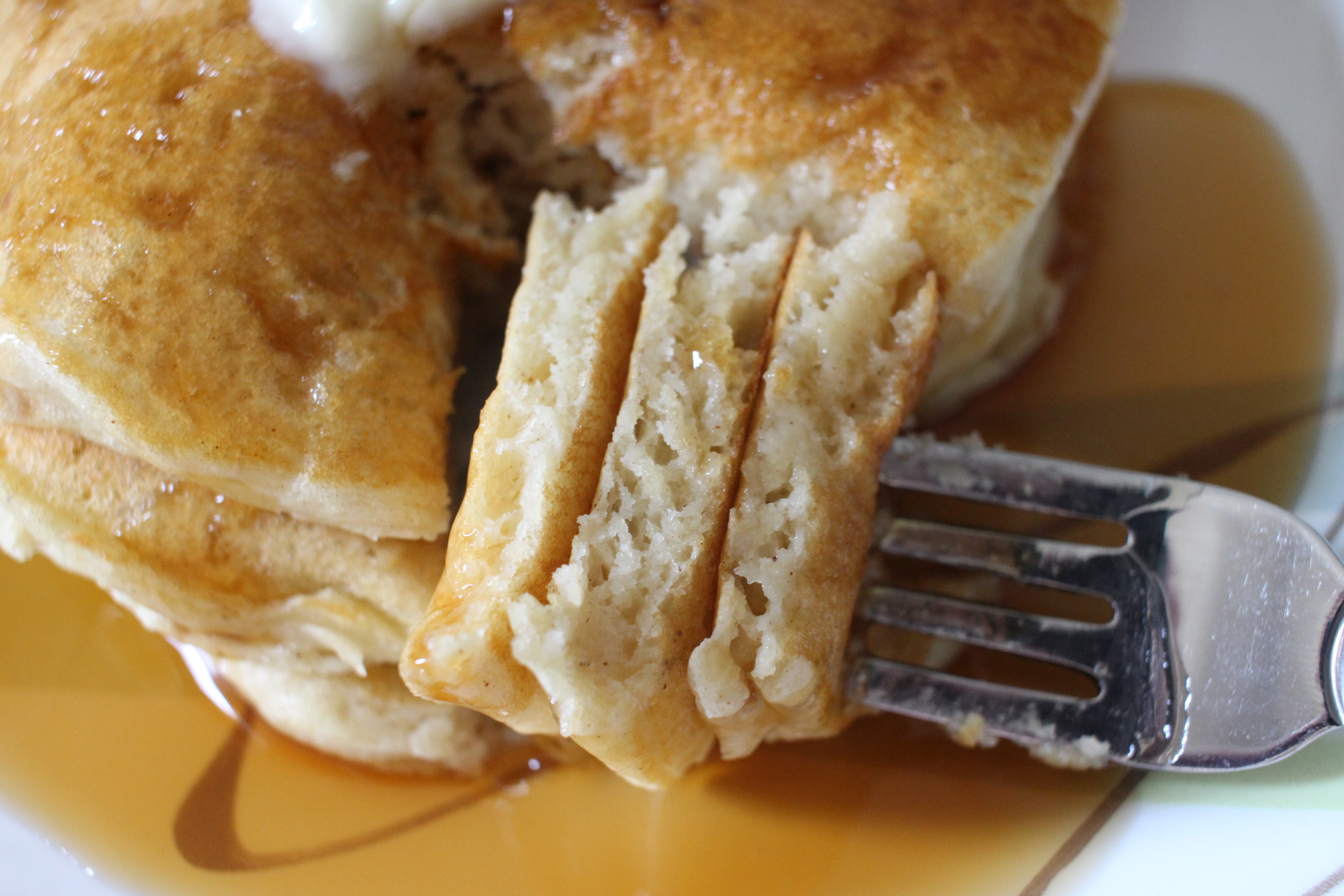 Buttermilk Vanilla Cinnamon Pancakes