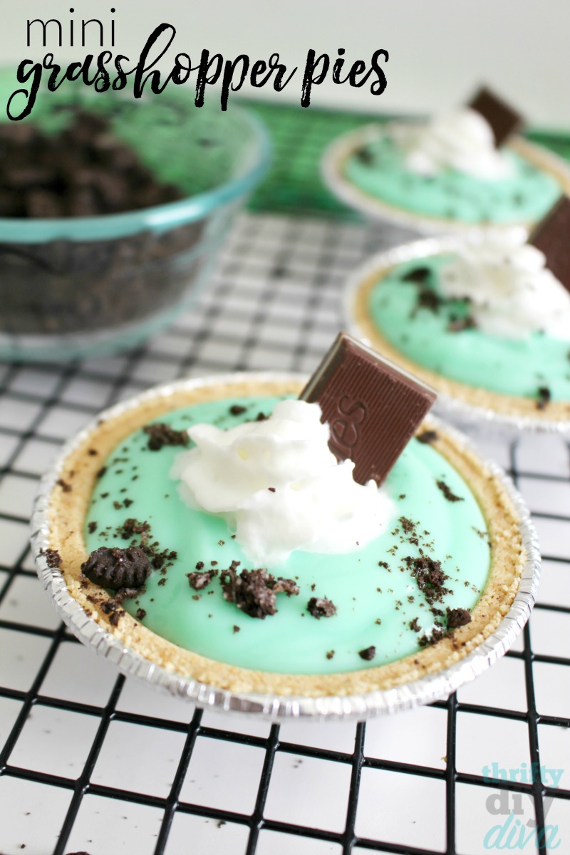 Mini Grasshopper Pie Desserts