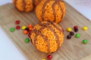 Rice Krispie basketballs