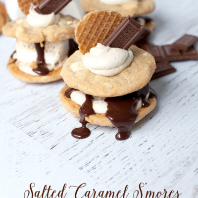 Semi-Homemade Salted Caramel S’mores with Milk Chocolate Ganache