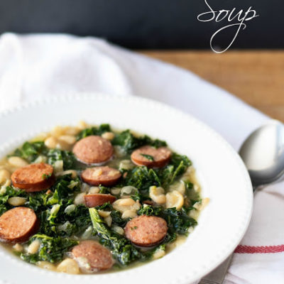 White Bean, Sausage, and Kale Soup Recipe