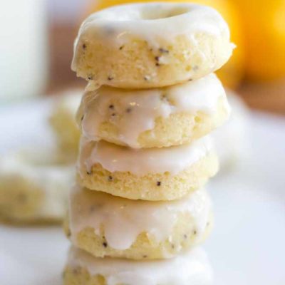 Lemon Poppy seed Mini Donuts