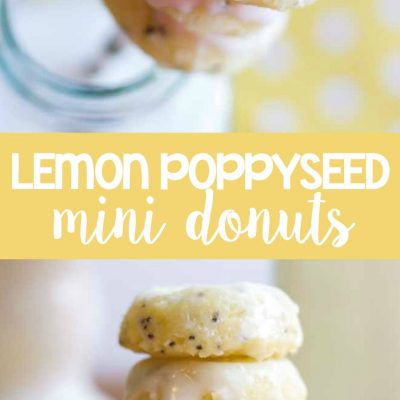 Lemon poppy seed mini donuts are bright, vibrant and perfect for spring! These baked donuts are made with lemon, poppy seed and topped with a sweet and tangy icing that are filled with so much citrus flavor.