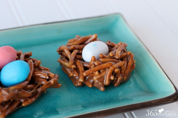 marshmallow chocolate bird nests