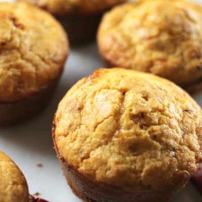 Cheesy Chipotle Cornbread Muffins