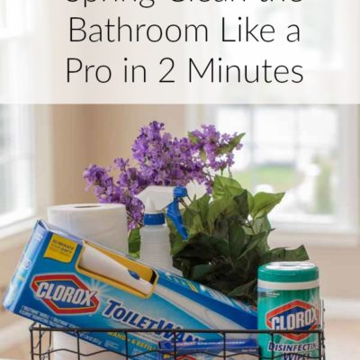 Spring Clean Bathroom Like a Pro in 2 Minutes