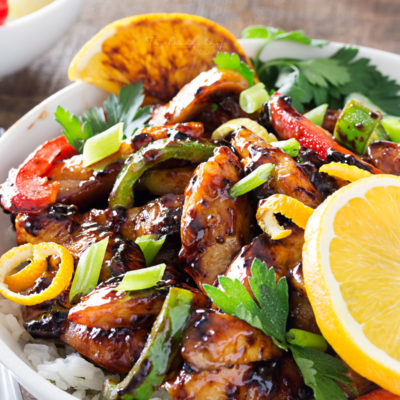 Cajun-Honey Glazed Chicken Bowls