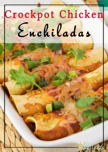Crockpot Chicken Enchiladas