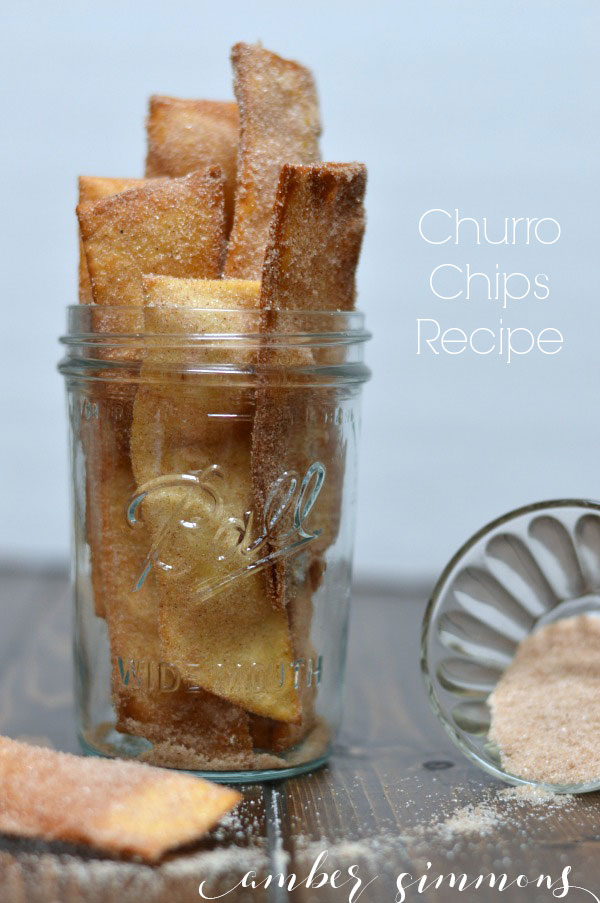 These churro chips are light and crispy cinnamon sugar covered tortillas that are great for a family day at home. They are also sure to be a hit at any party. Plus they are easy to make.