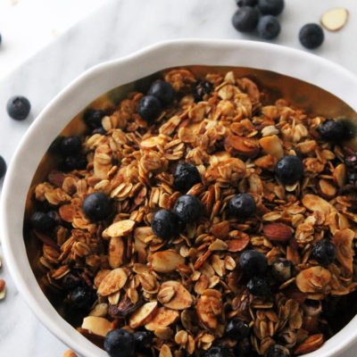 Cinnamon Blueberry Almond Granola Cereal