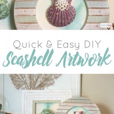 Quick and Easy DIY Seashell Artwork