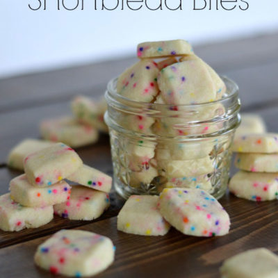 Sprinkle Shortbread Bites