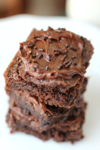 Old Fashioned Chocolate Brownies, just like grandma used to make!