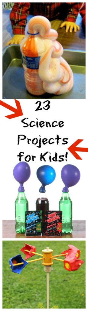 Looking for more things to do this summer, while keeping cool? Check out these 23 kid-friendly science projects!
