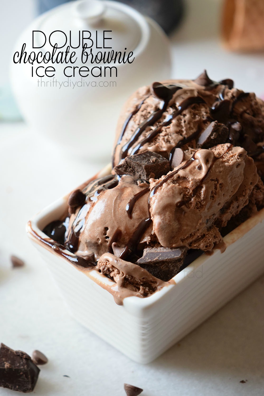Double Chocolate Brownie Ice Cream