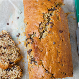 Low Carb Chocolate Chip Banana Bread