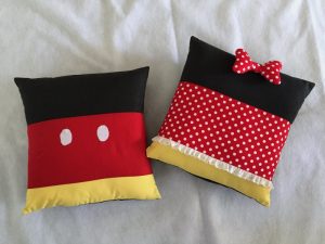 Mickey and Minnie Pillows