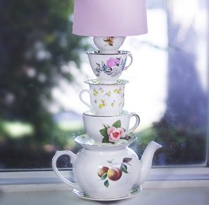 Stacked Teapot Lamp