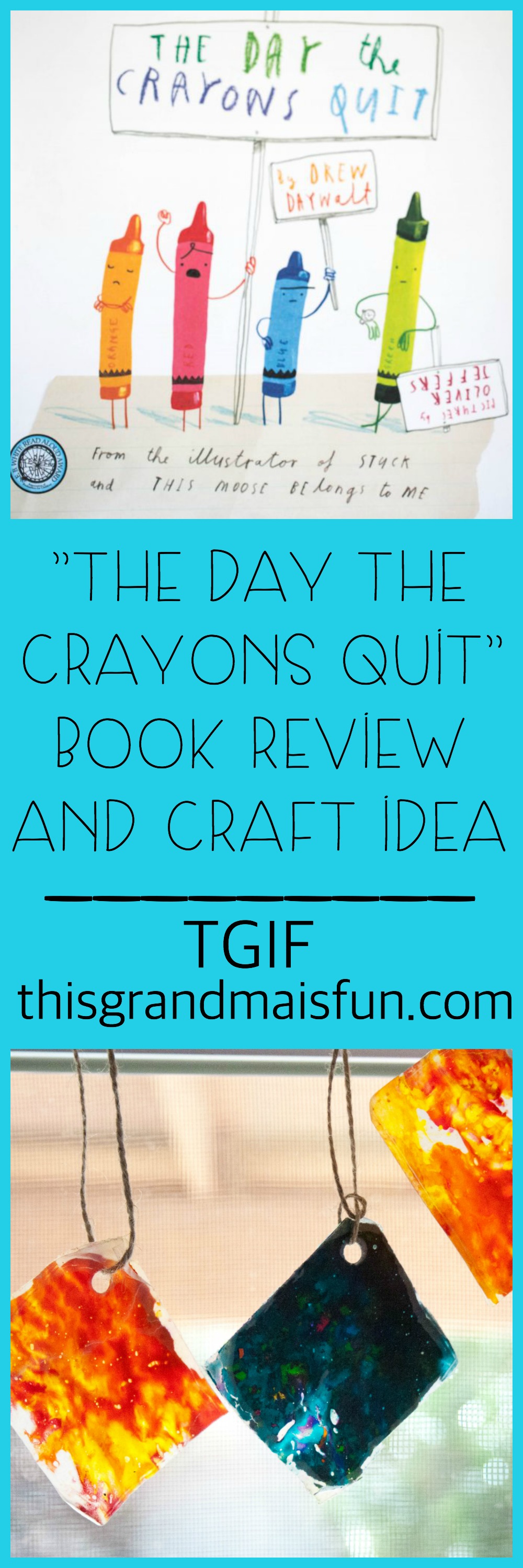 The Day the Crayons Quit Book Review TGIF This Grandma is Fun