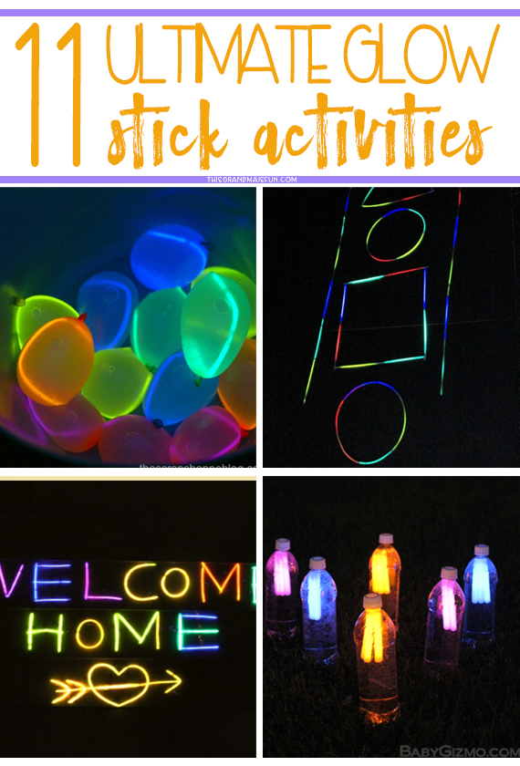 23 Mesmerizing Glow Stick Activities for Kids