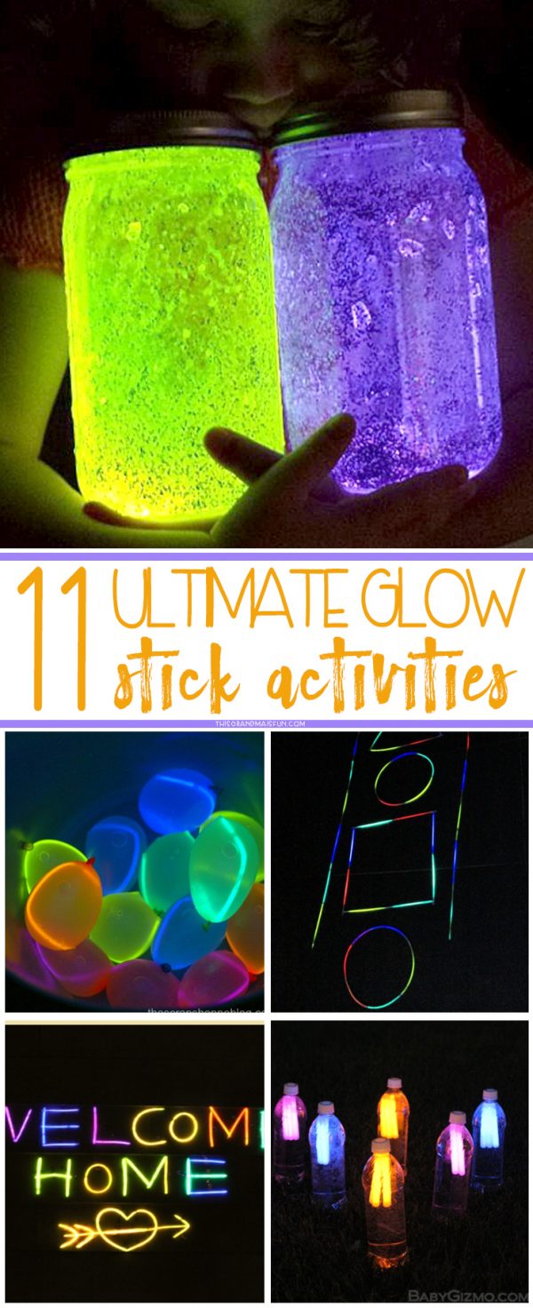11 Ultimate Glow Stick Activities TGIF This Grandma is Fun