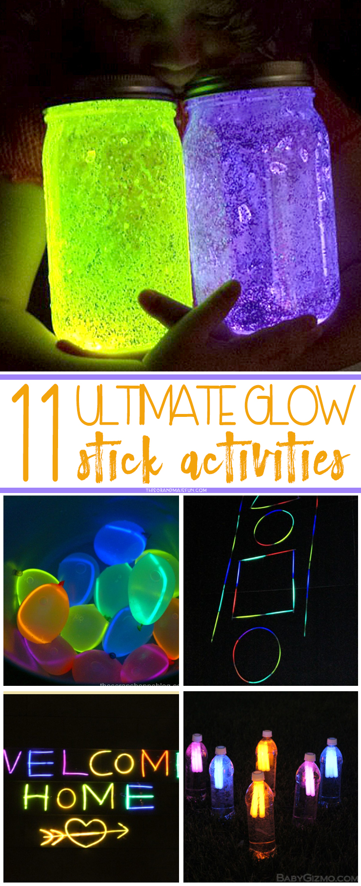 11 Ultimate Glow Stick Activities TGIF This Grandma is Fun