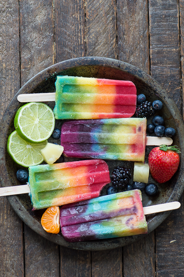 Rainbow-Popsicles