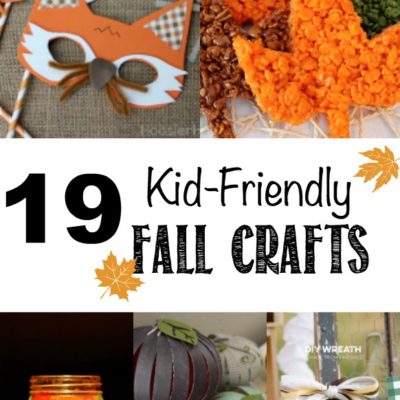 19 Kid-Friendly Fall Crafts
