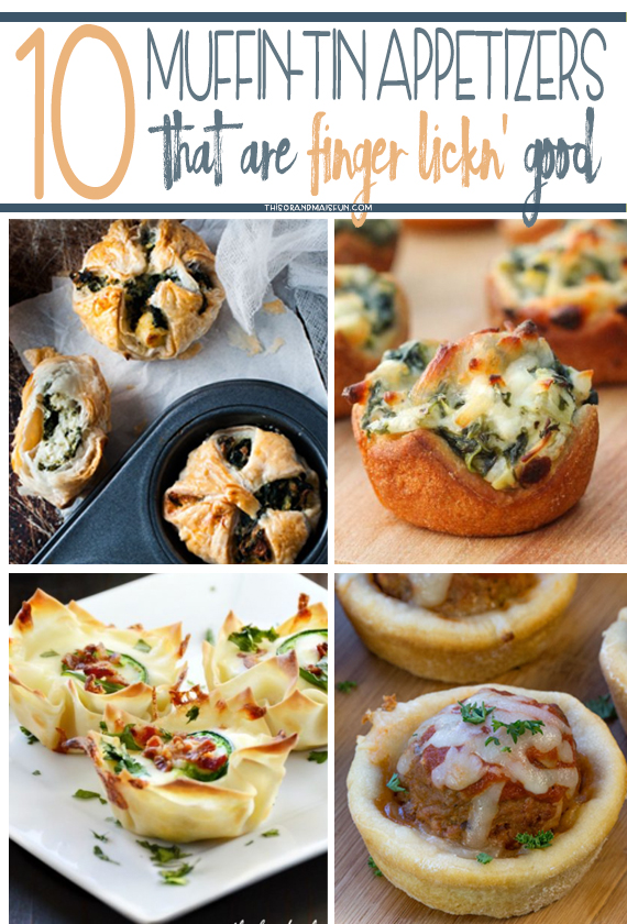 10 Muffin-Tin Appetizers that are finger lickin good